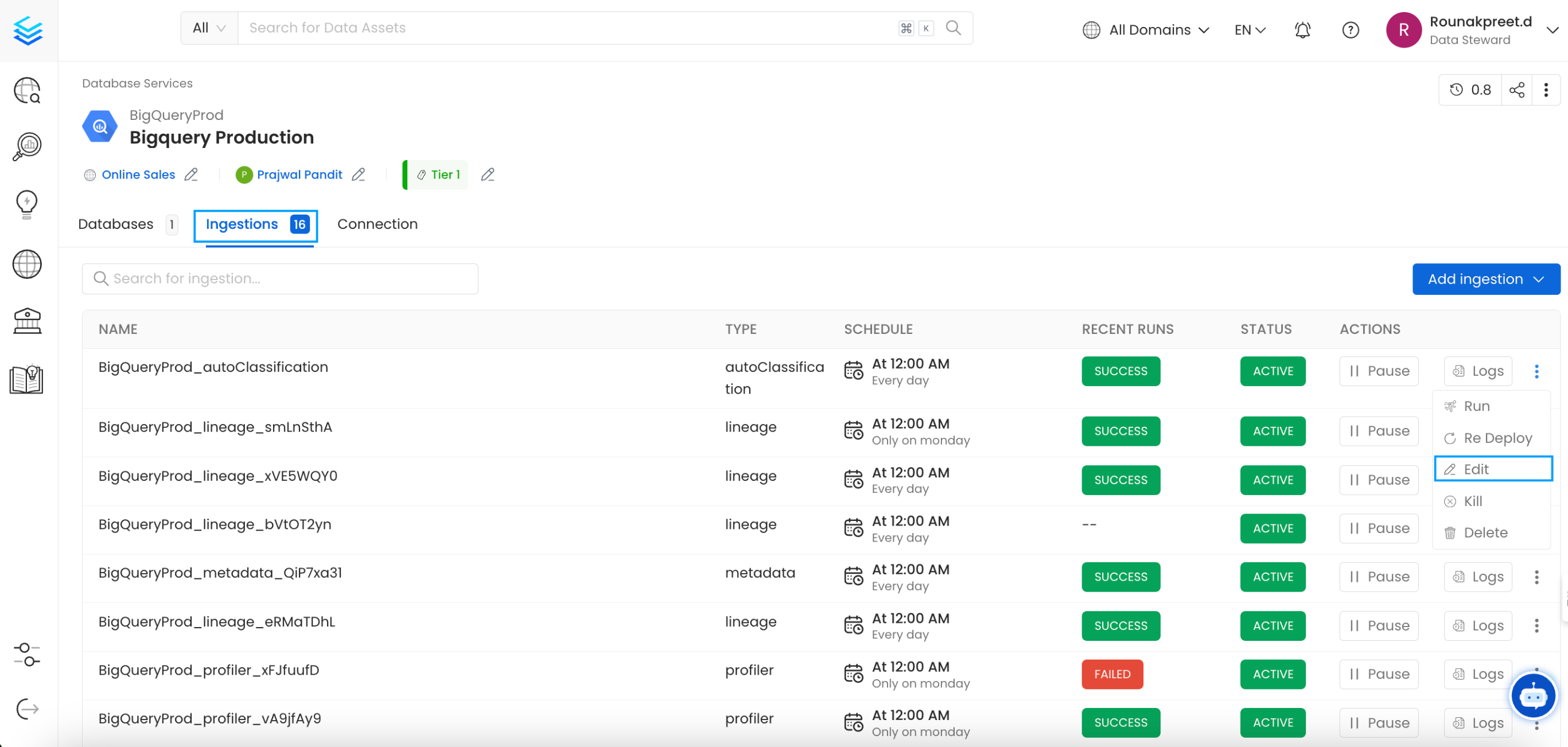Access Agents Tab